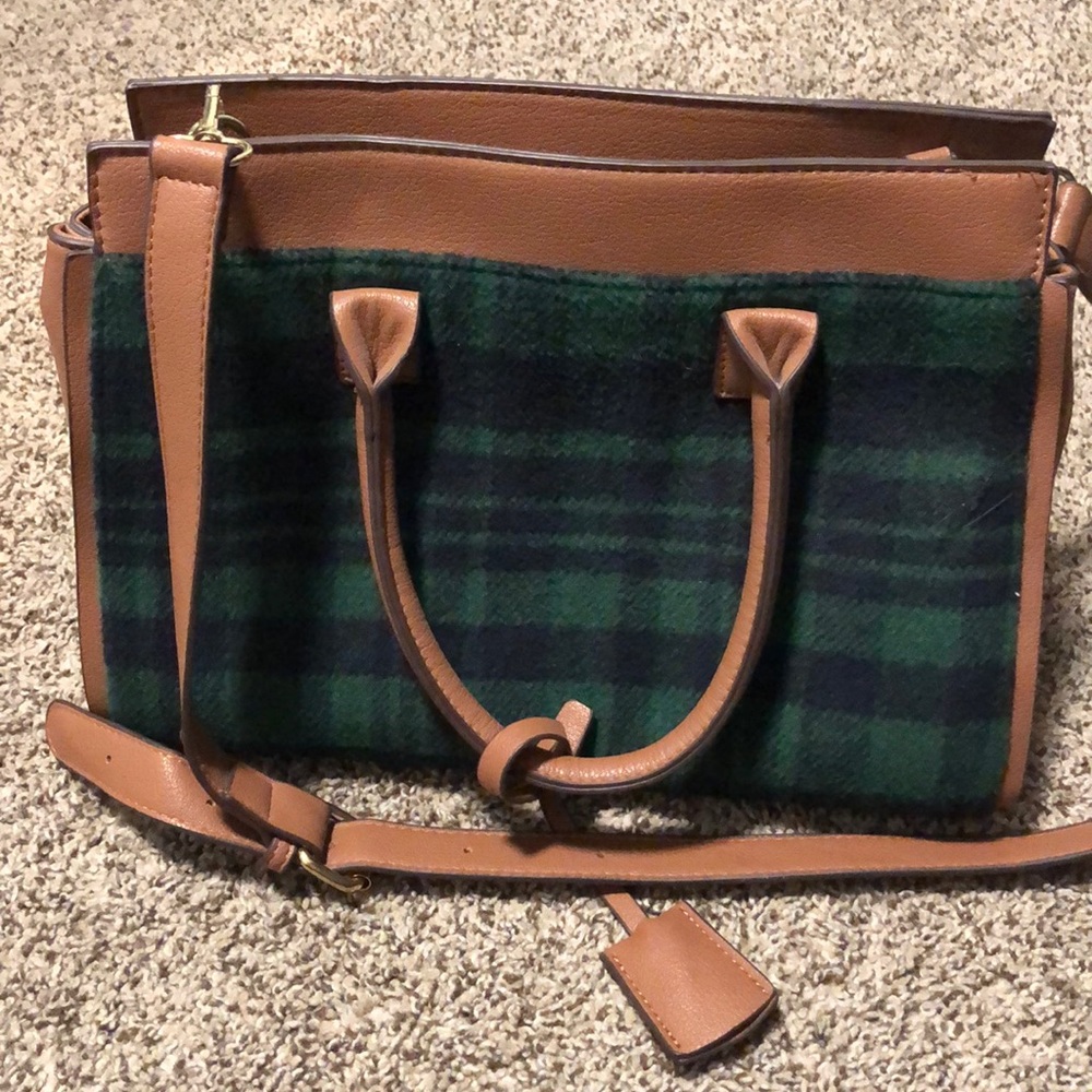 Plaid purse
